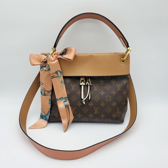 Peach Skinny Scarf | Hand Bag, Neck Scarf (2 pieces) - Color Set #10 / Brand NEW - Picture 1 of 12